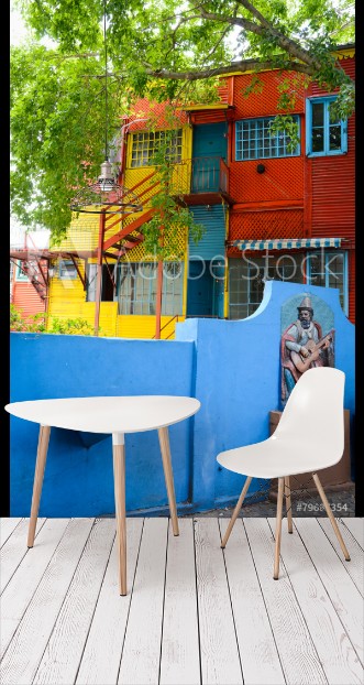 Picture of Caminito street La Boca neighborhood Buenos Aires Argentina